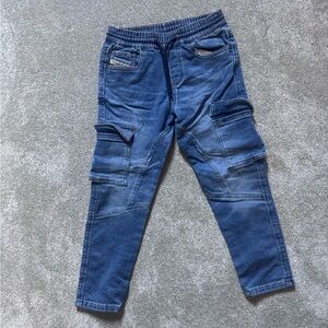 Diesel Blue Kid’s Cargo Joggers